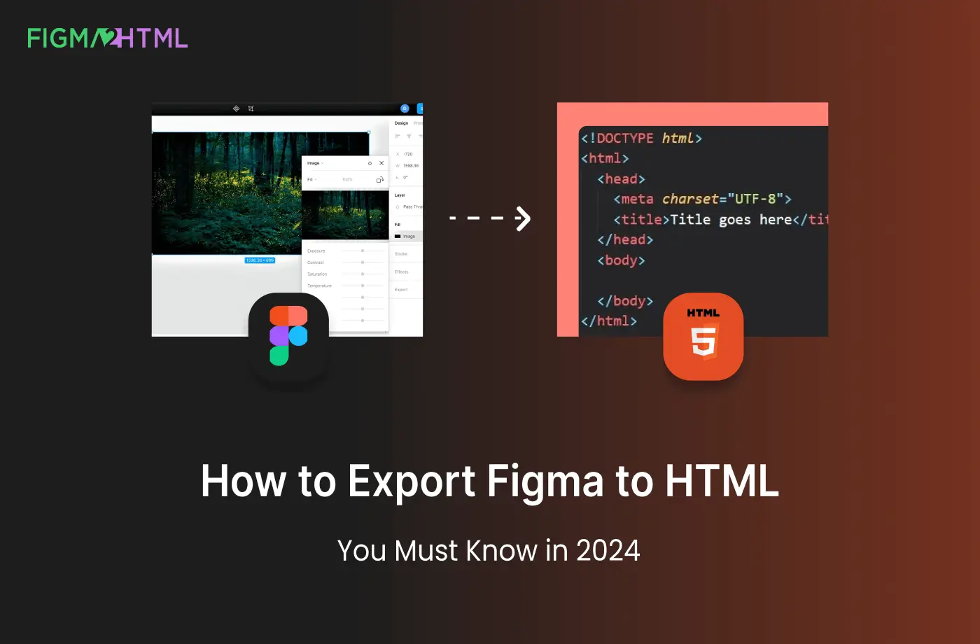 Export Figma to HTML