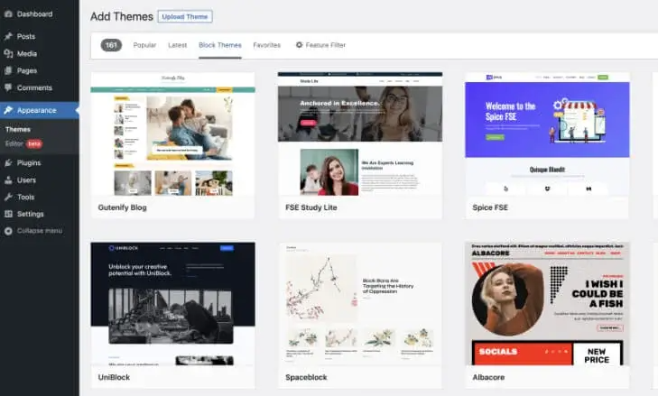 creating wordpress templates
